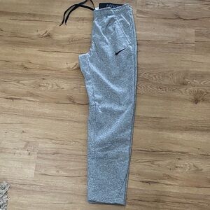 Nike Heather Gray Joggers with Black Swoosh Men’s